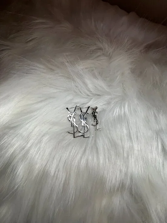 YSL Earrings + Necklace Pendant Bundle - Picture 2 of 2